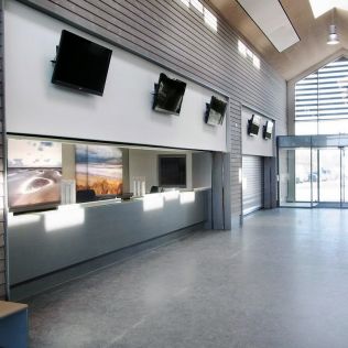 Ankunftsgebäude Bensersiel